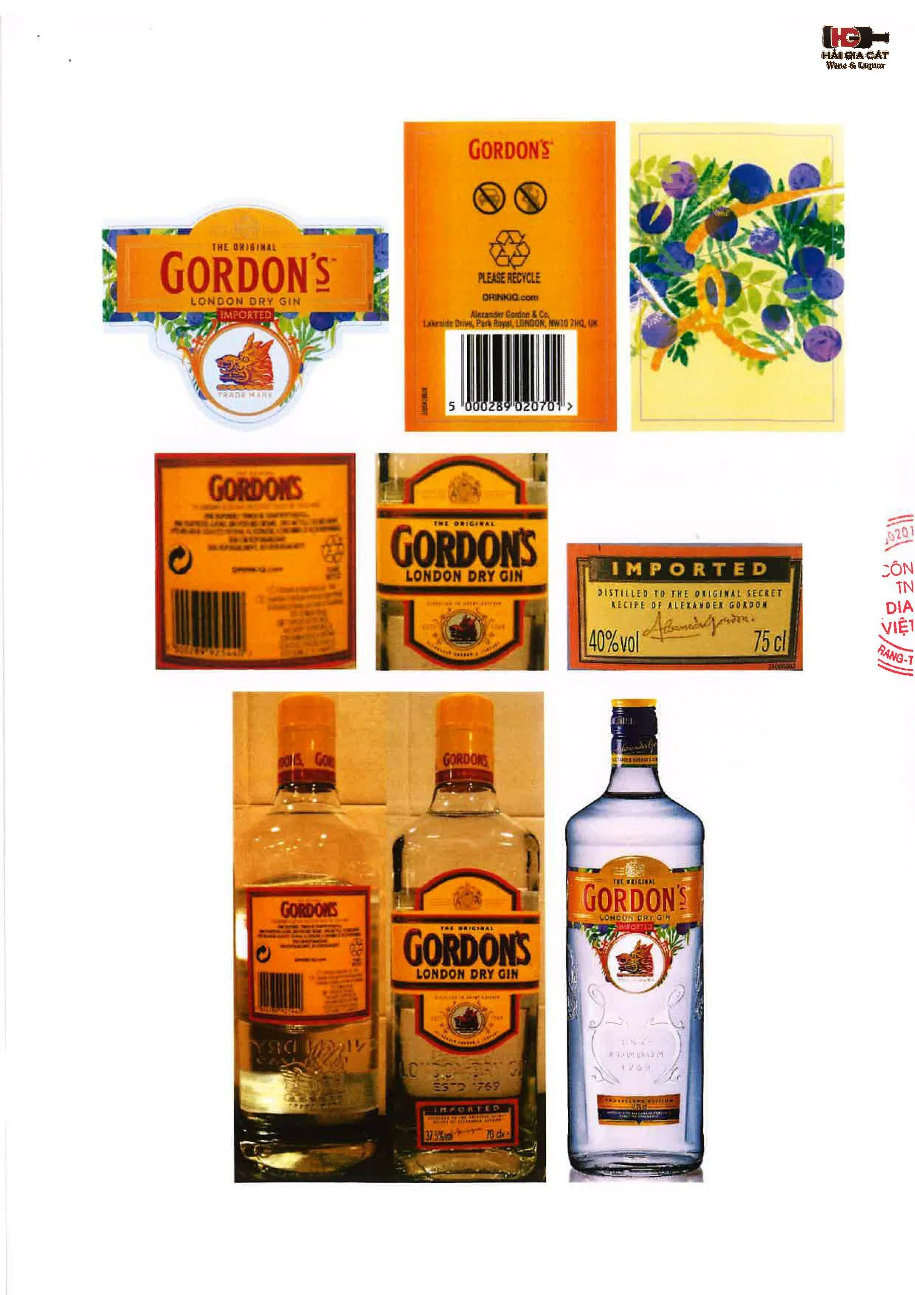 210 2022 The Original Gordons London Dry Gin 37.5 1 h├¼nh s║unh 1 scaled