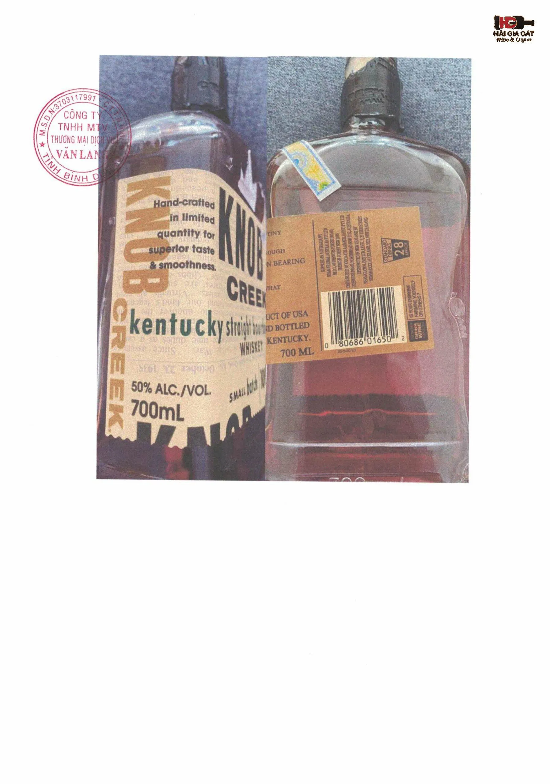 35. TCB R╞s╗oU KNOB CREEK KENTUCKY STRAIGHT BOURBON WHISKEY h├¼nh s║unh 5 scaled