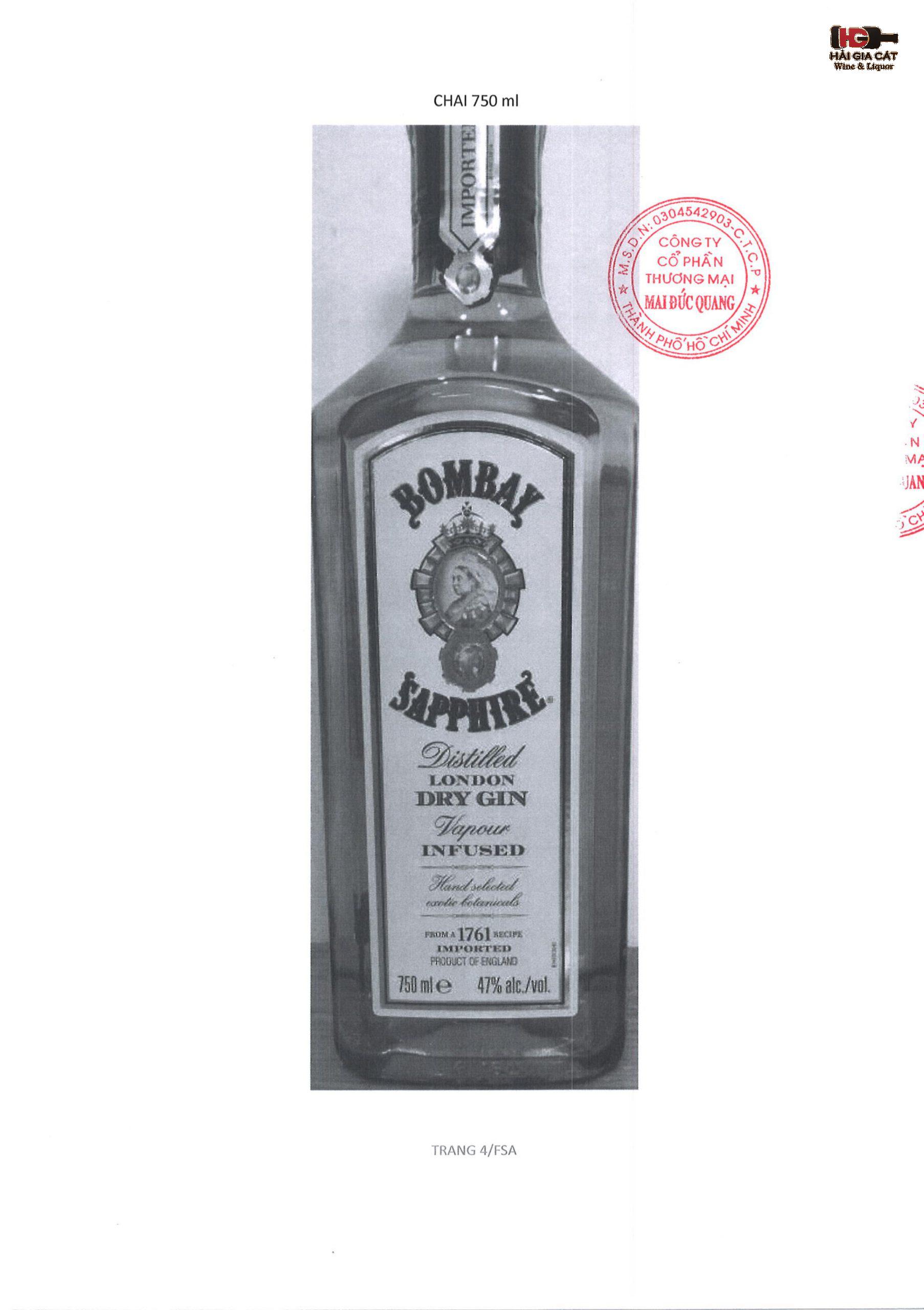 36. R╞░s╗uu Gin Lodon Bombay Sapphire h├¼nh s║unh 3 scaled