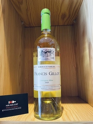 Rượu Vang Trắng Francis Gillot Sauvignon Blanc