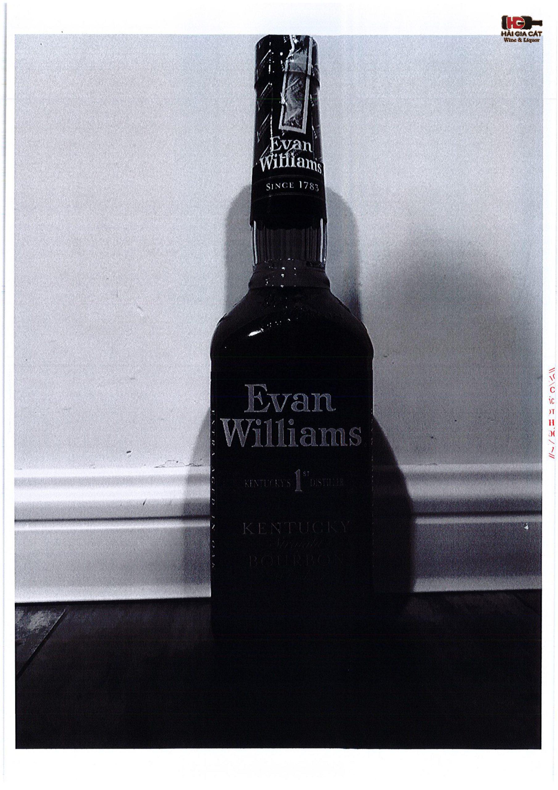 Whisky Bourbon Evan Williams Kentucky Straight Bourbon 750ml h├¼nh s║unh 3 scaled