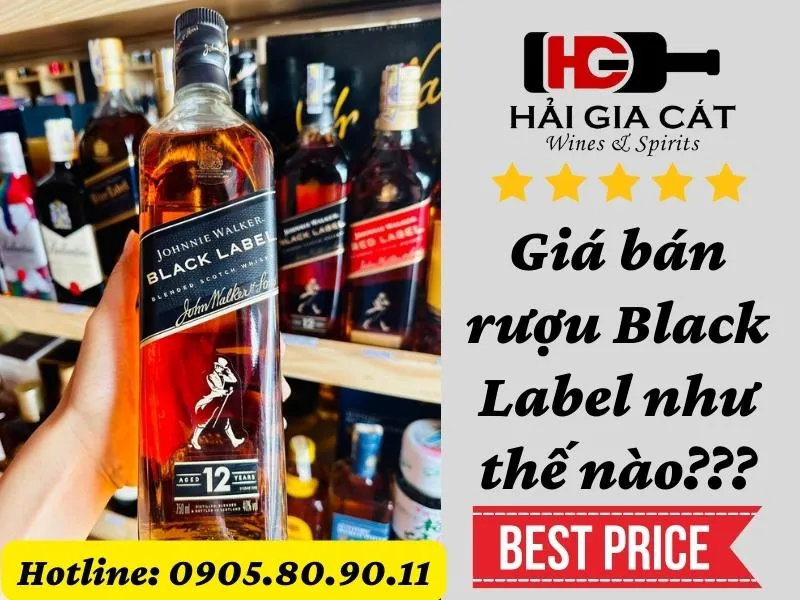 Giá bán rượu Black Label bao nhiêu tại Đà Nẵng