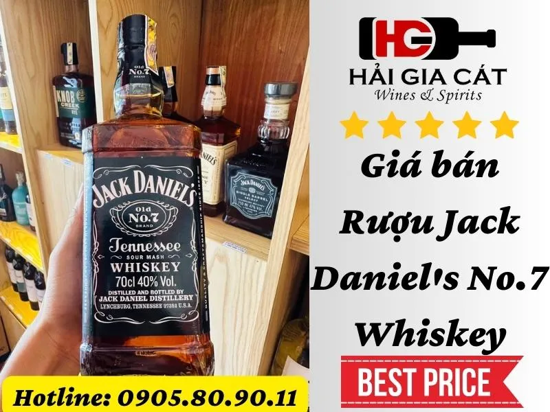 Giá bán rượu Jack Daniel's No7 