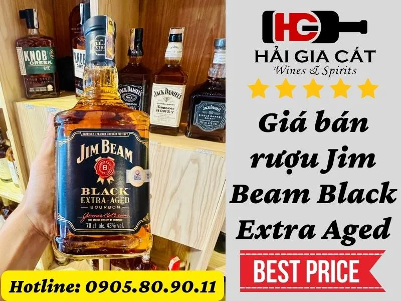 Giá bán rượu Jim Beam Black Extra Aged bao nhiêu ???