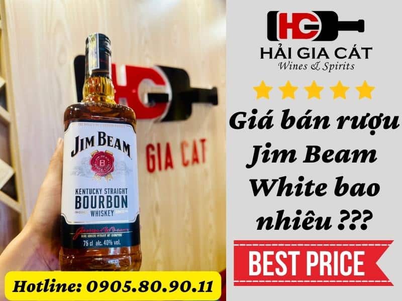 Giá bán rượu Jim Beam White bao nhiêu ???