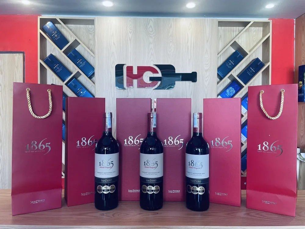 Giới thiệu hộp quà rượu vang 1865 Original Tết 2023 tại Hải Gia Cát