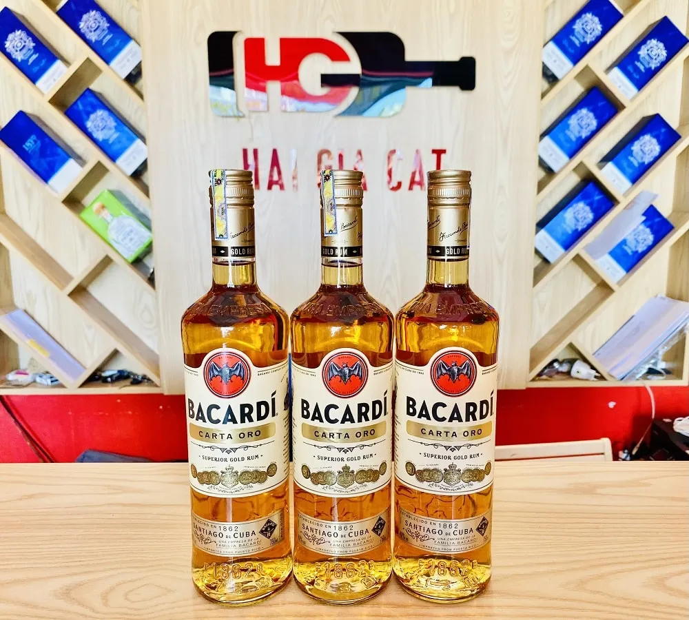 Giới thiệu rượu Bacardi Gold