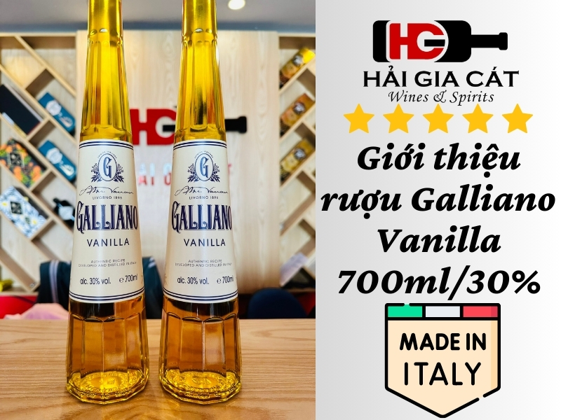 Giới thiệu rượu Galliano Vanilla 700ml/30%