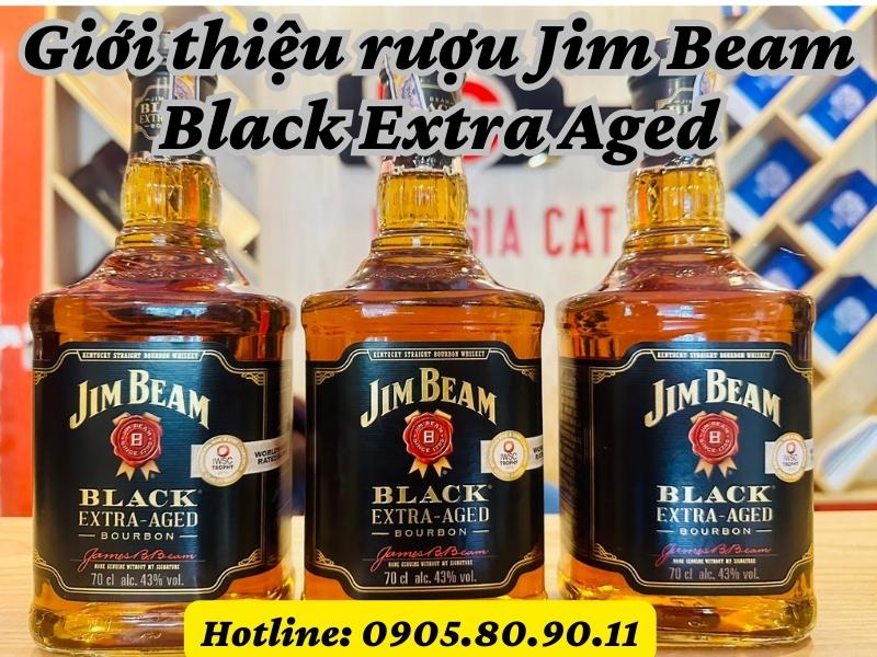 Giới thiệu rượu Jim Beam Black Extra Aged