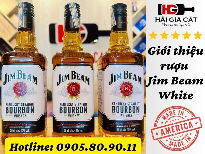 Giới thiệu rượu Jim Beam White