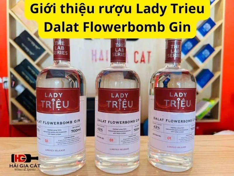 Giới thiệu Rượu Lady Triệu Dalat Flowerbomb Gin