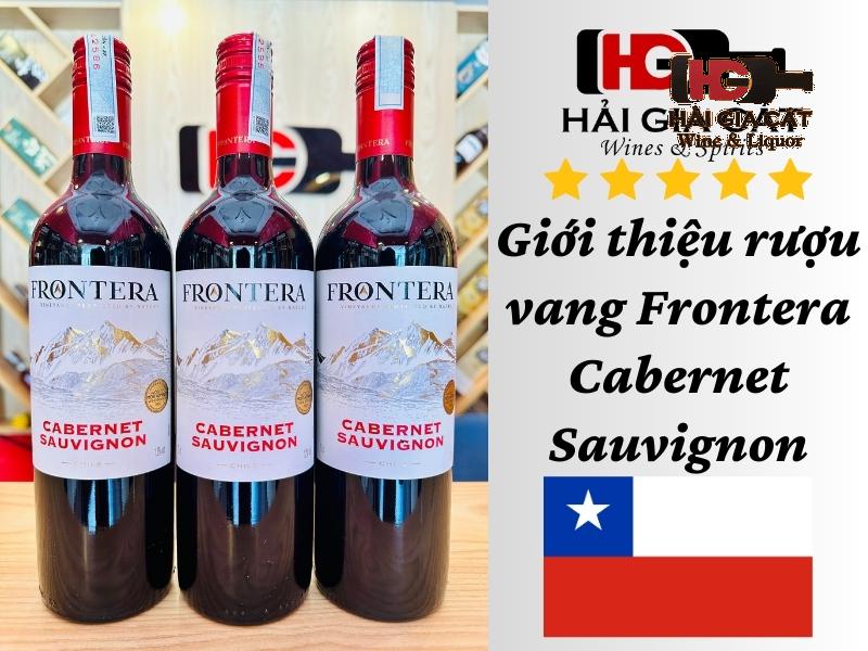 Giới thiệu rượu Vang Đỏ Frontera Cabernet Sauvignon