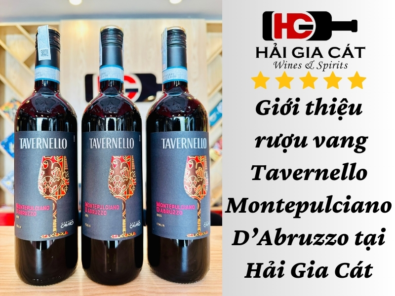 Giới thiệu rượu vang Tavernello Montepulciano D’Abruzzo