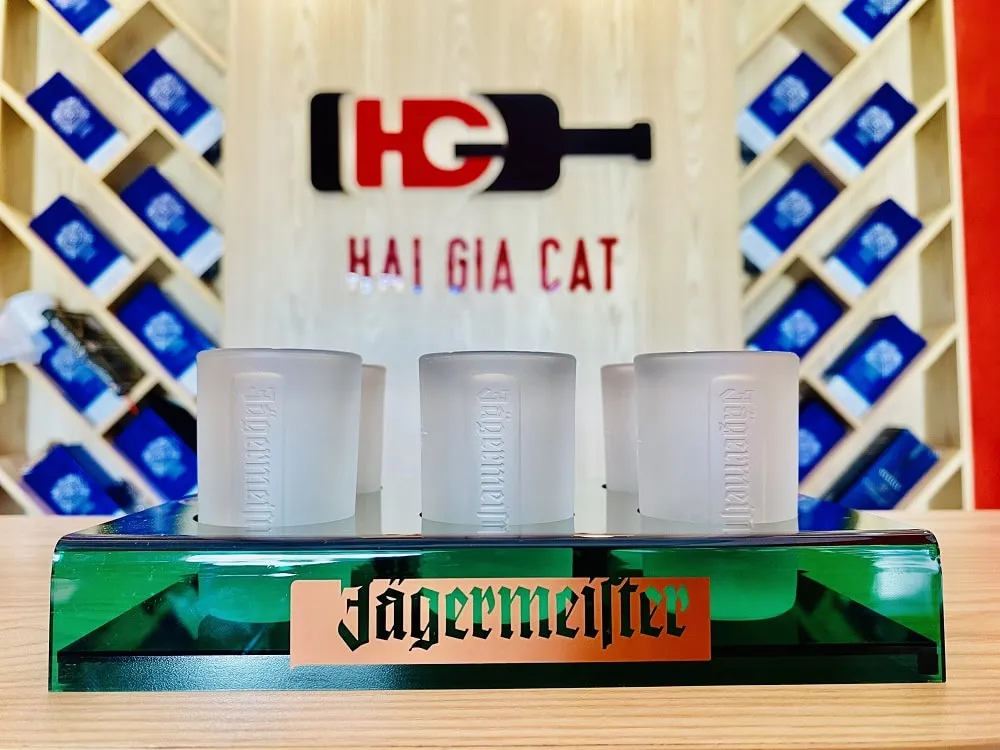 Giới thiệu ly shot Jagermeister 20ml tại Hải Gia Cát