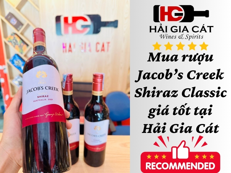 Mua rượu Jacob's Creek Shiraz Classic giá tốt tại Hải Gia Cát