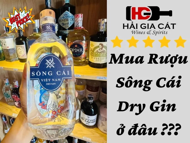Mua Rượu Sông Cái Dry Gin ở đâu?