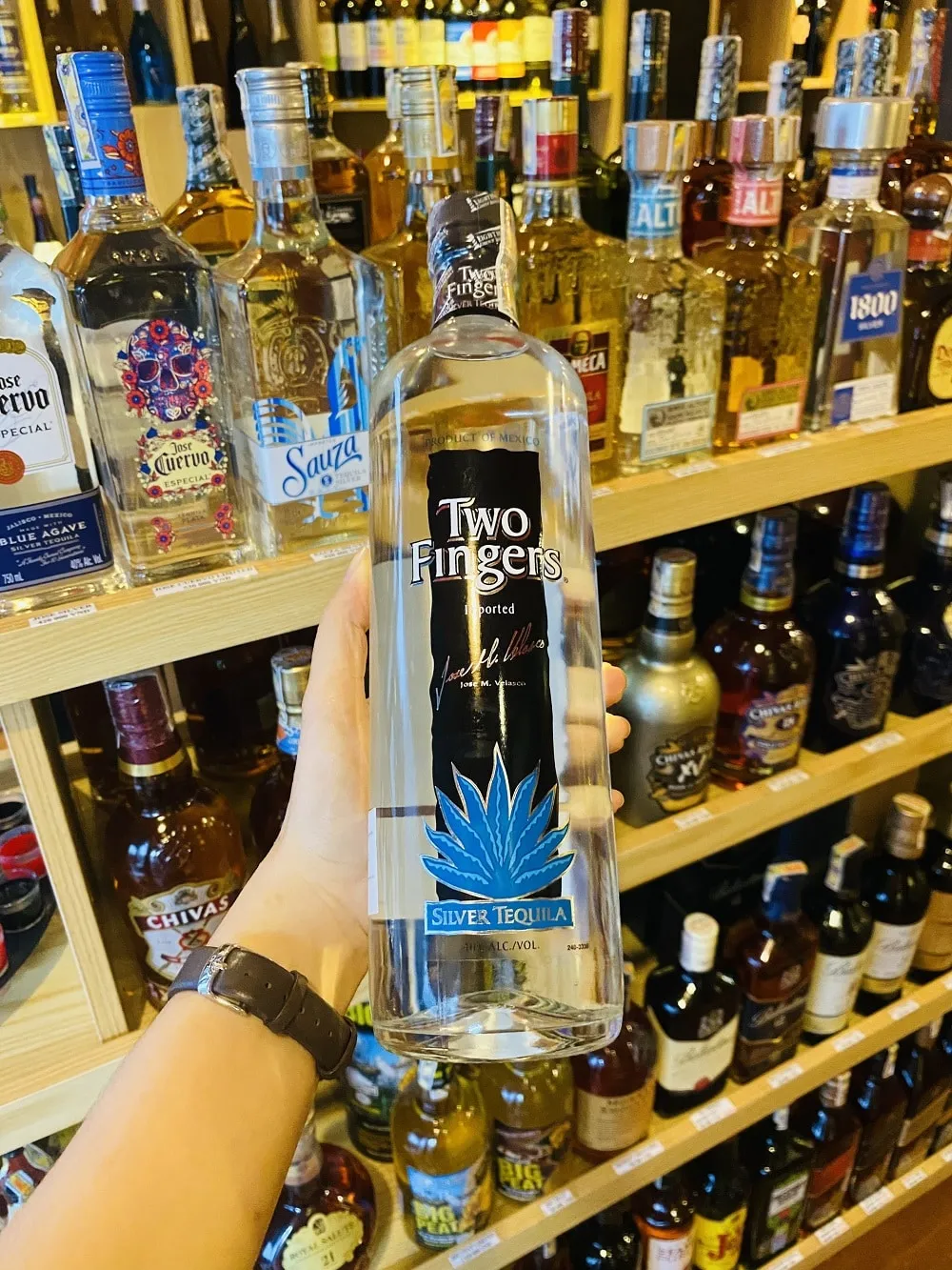 Mua rượu Two Fingers Silver Tequila tại Đà Nẵng tại Hải Gia Cát