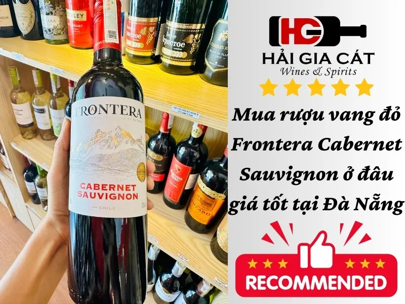 Mua rượu vang đỏ Frontera Cabernet Sauvignon ở đâu giá tốt tại Đà Nẵng