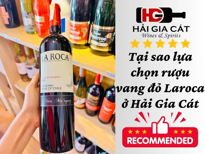 Tại sao lựa chon rượu vang đỏ Laroca ở Hải Gia Cát