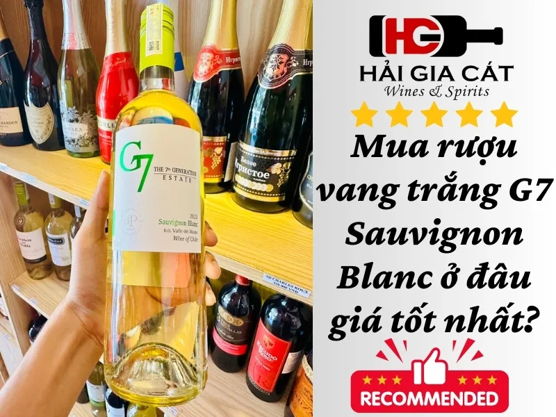 Mua rượu vang trắng G7 Sauvignon Blanc ở đâu giá tốt nhất?