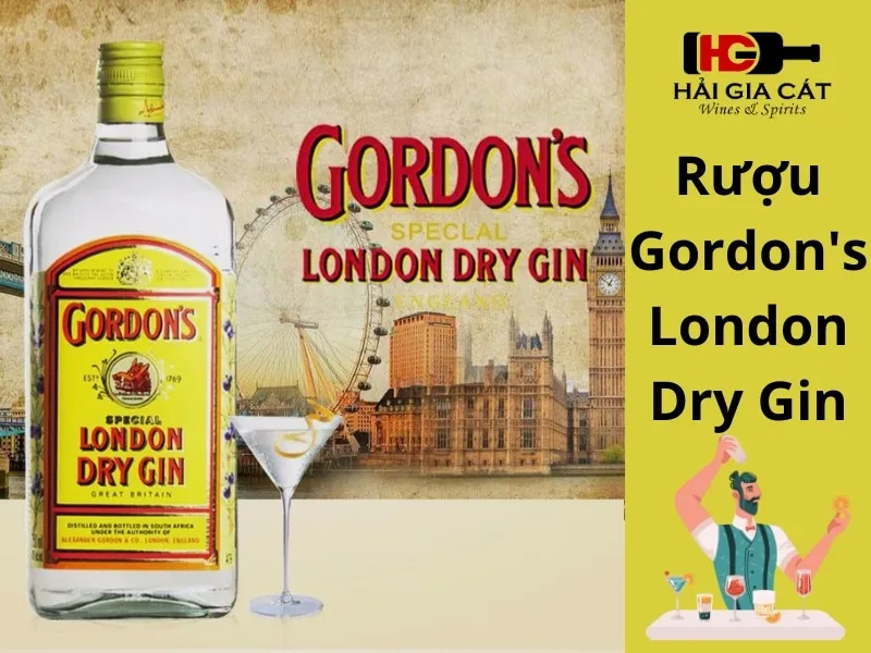 Rượu Gordon's London Dry Gin
