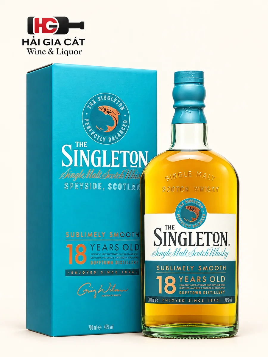 Rượu Singleton 18 Dufftown Hgc