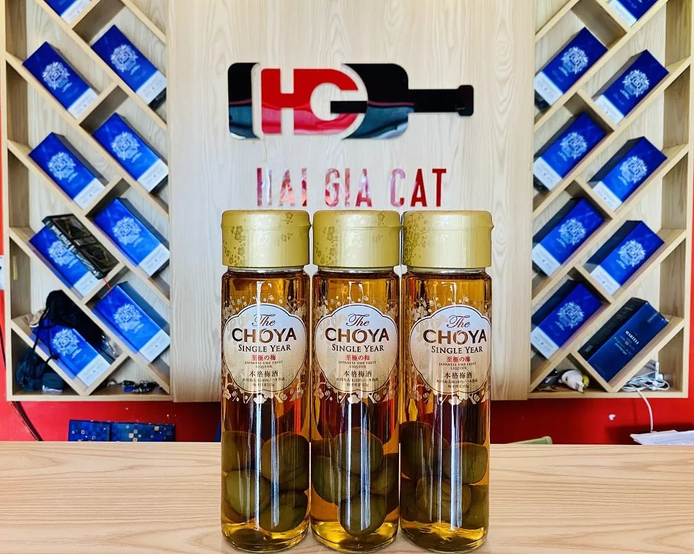 Rượu mơ Choya Single Year 