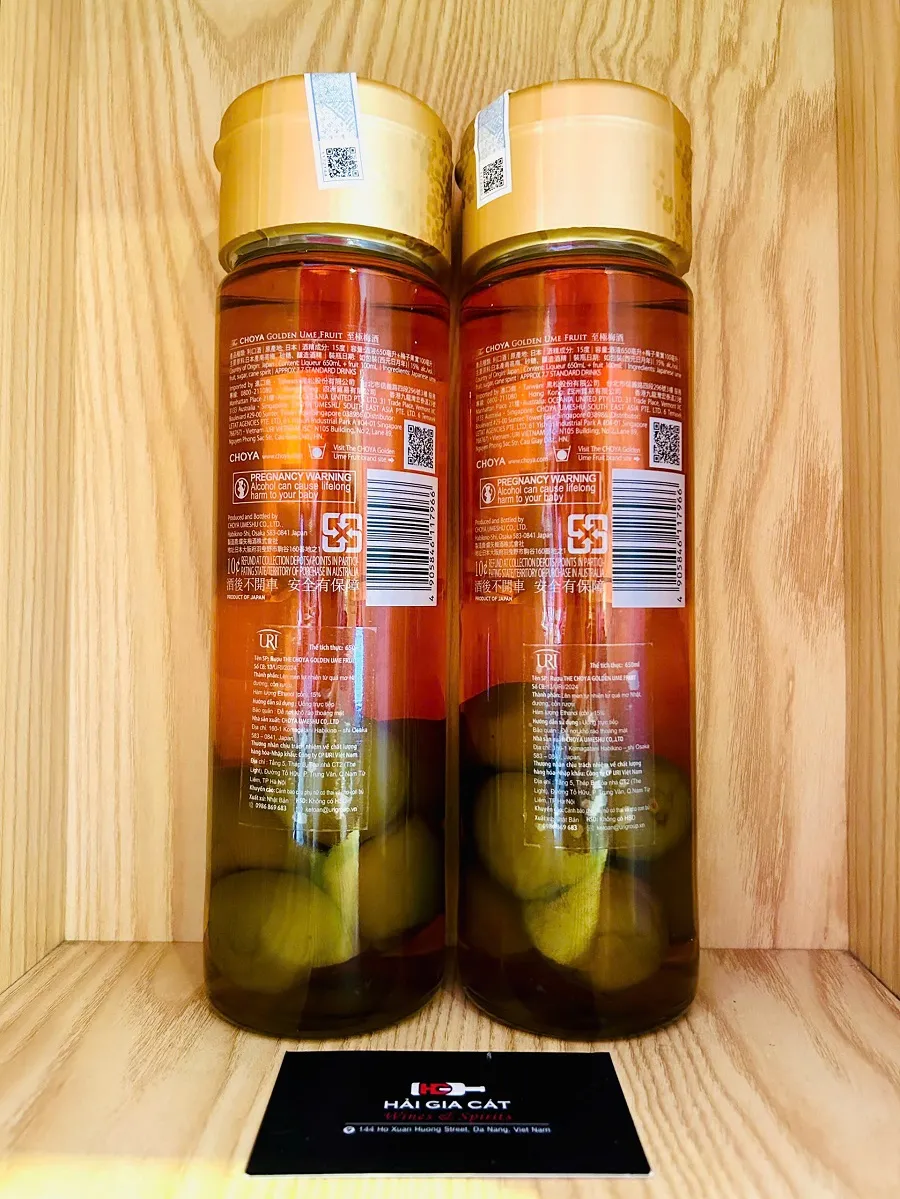 Ruou Mo Vang Choya Single Year Nhat Ban Mat Sau 2026