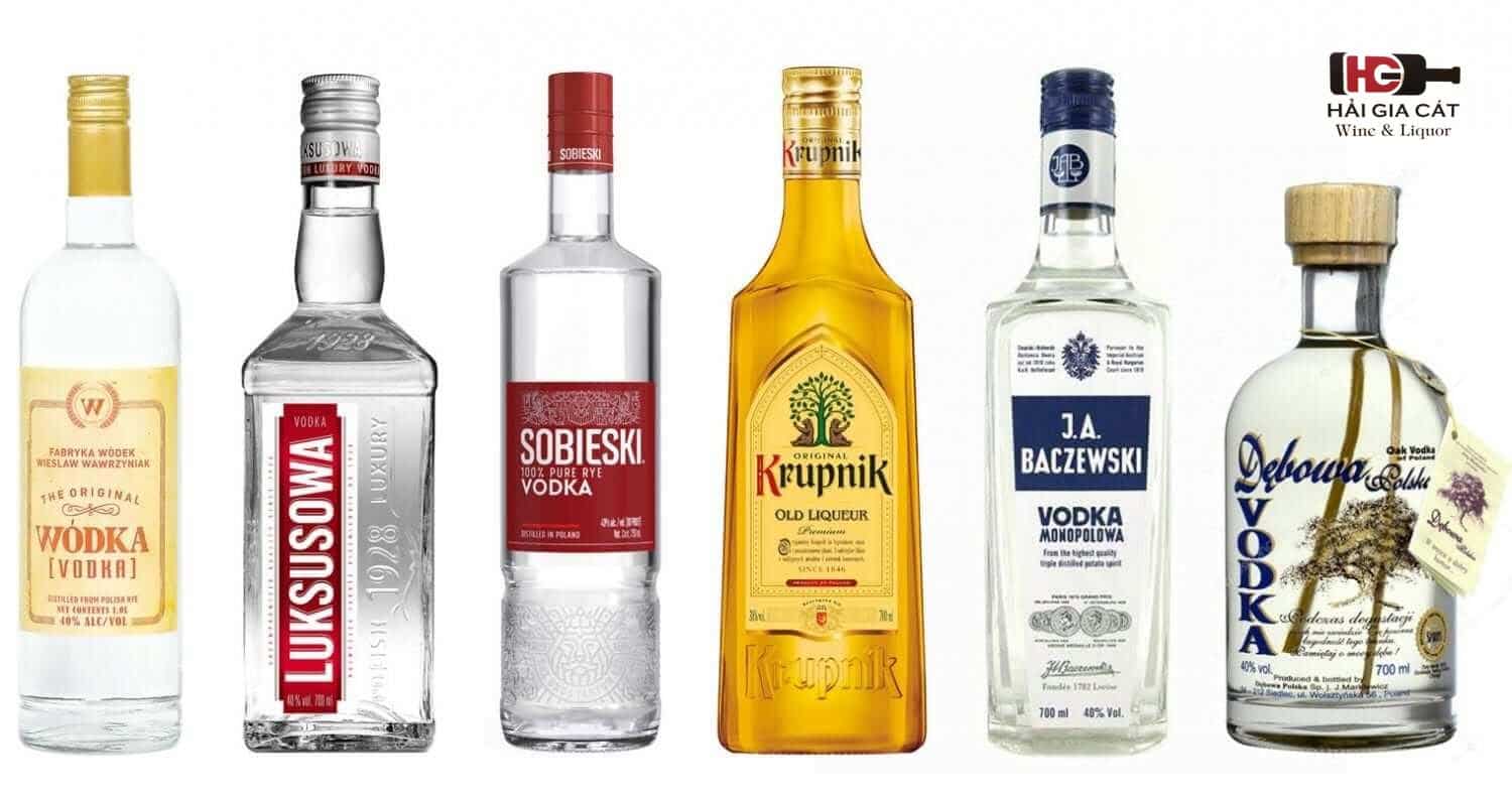 Các sản phẩm rượu nổi tiếng của Nga