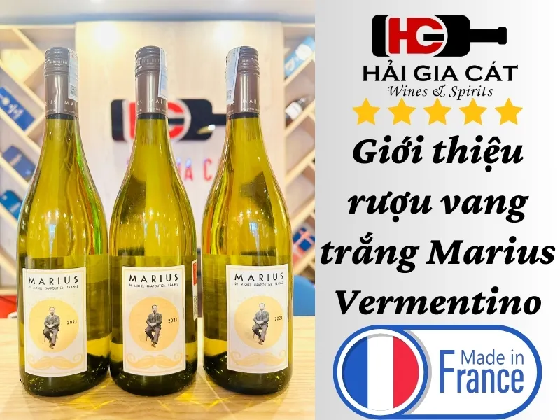 Giới thiệu rượu vang trắng Marius Vermentino