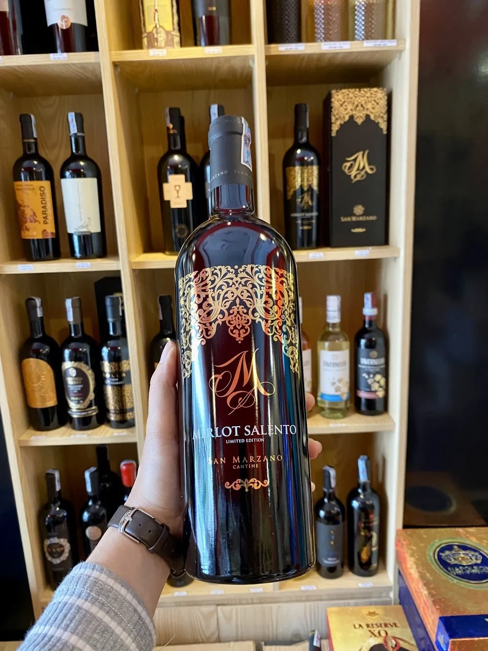 Mua rượu vang M Merlot Salento ở Đà Nẵng tại Hải Gia Cát