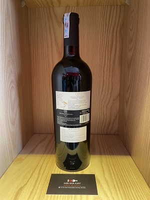 Rượu vang 1933 rosso 14 độ mặt sau