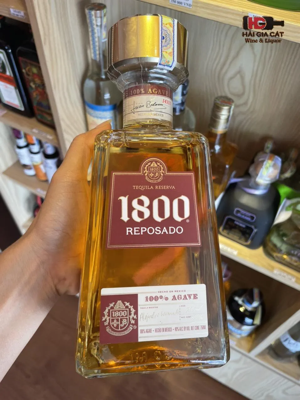 rượu đóng chai Tequila 1800 Reposado tại Hải Gia Cát