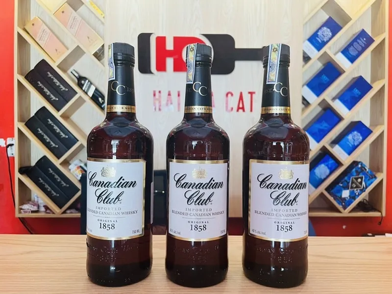 Giới thiệu rượu Canadian Club Original 1858