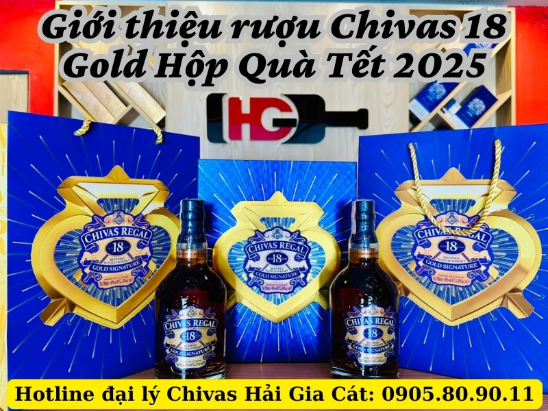 Gioi Thieu Ruou Chivas 18 Gold Hop Qua Tet 2025