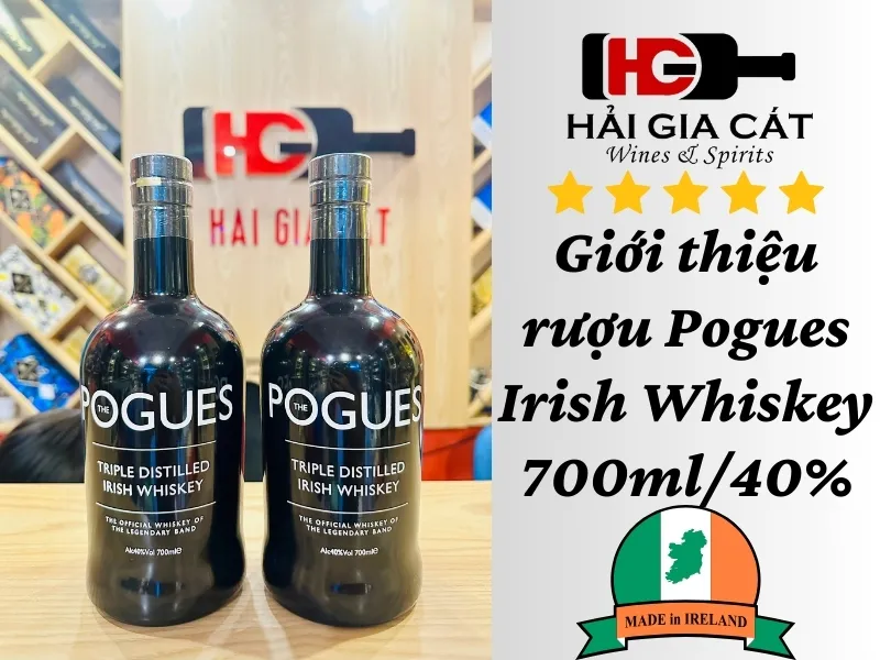 Giới thiệu rượu Pogues Irish Whiskey
