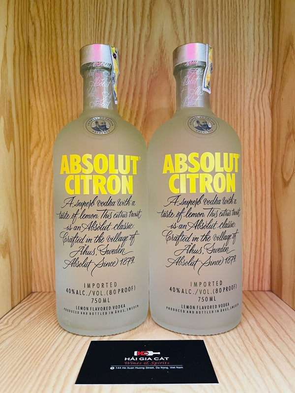 Ruou Vodka Absout Citron Tai Hai Gia Cat