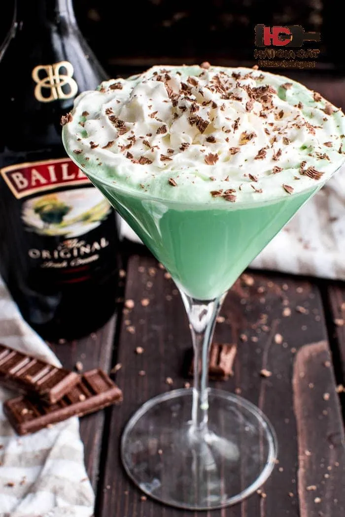 Cocktail Baileys Martini Bạc hà