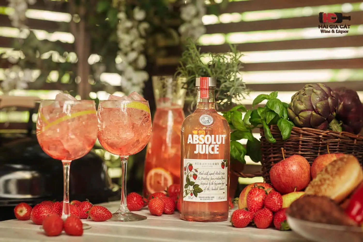 Cách pha rượu vodka với nước trái cây