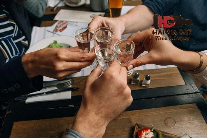 Văn hóa uống rượu vodka