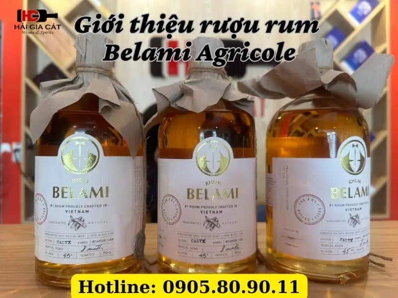 Giới thiệu Rượu rum Belami Agricole