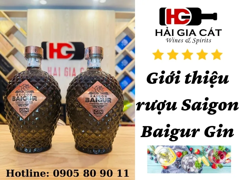 Giới thiệu rượu Saigon Baigur Gin