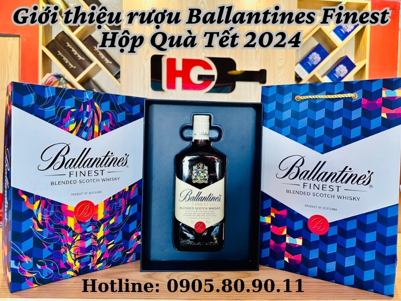 Giới thiệu Rượu Ballantines Finest Hộp Quà Tết 2024