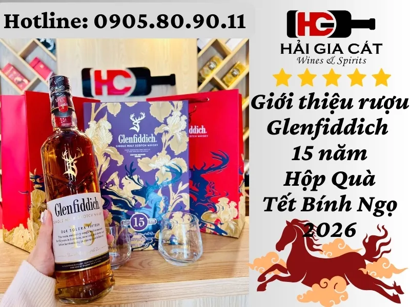 Gioi Thieu Ruou Glenfiddich 15 Nam Hop Qua Tet 2026