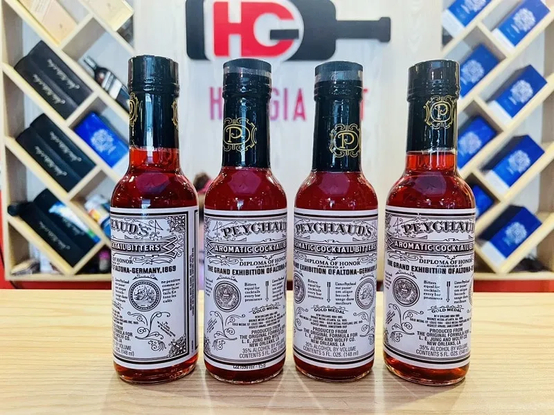 Giới thiệu rượu Peychaud's Aromatic Cocktail Bitters 