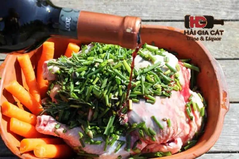 Nấu ăn ngon cùng rượu vang đỏ
