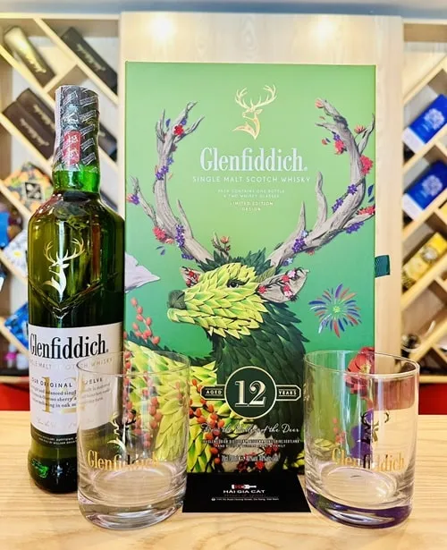 Rượu Glenfiddich 12 năm Hộp Quà Tết 2024