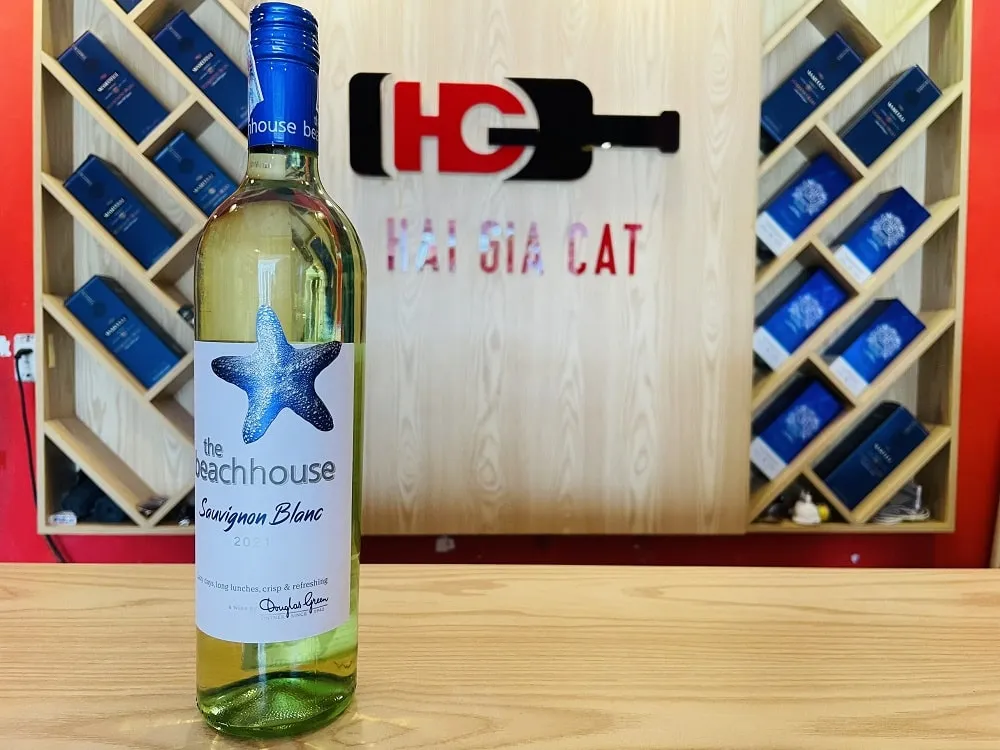 Giới thiệu Rượu vang The Beach House Sauvignon Blanc mặt sau