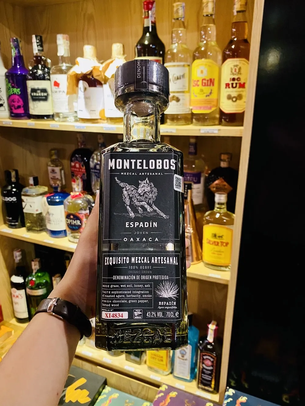 Mua rượu Montelobos Espadin Joven Mezcal ở Đà Nẵng tại Hải Gia Cát