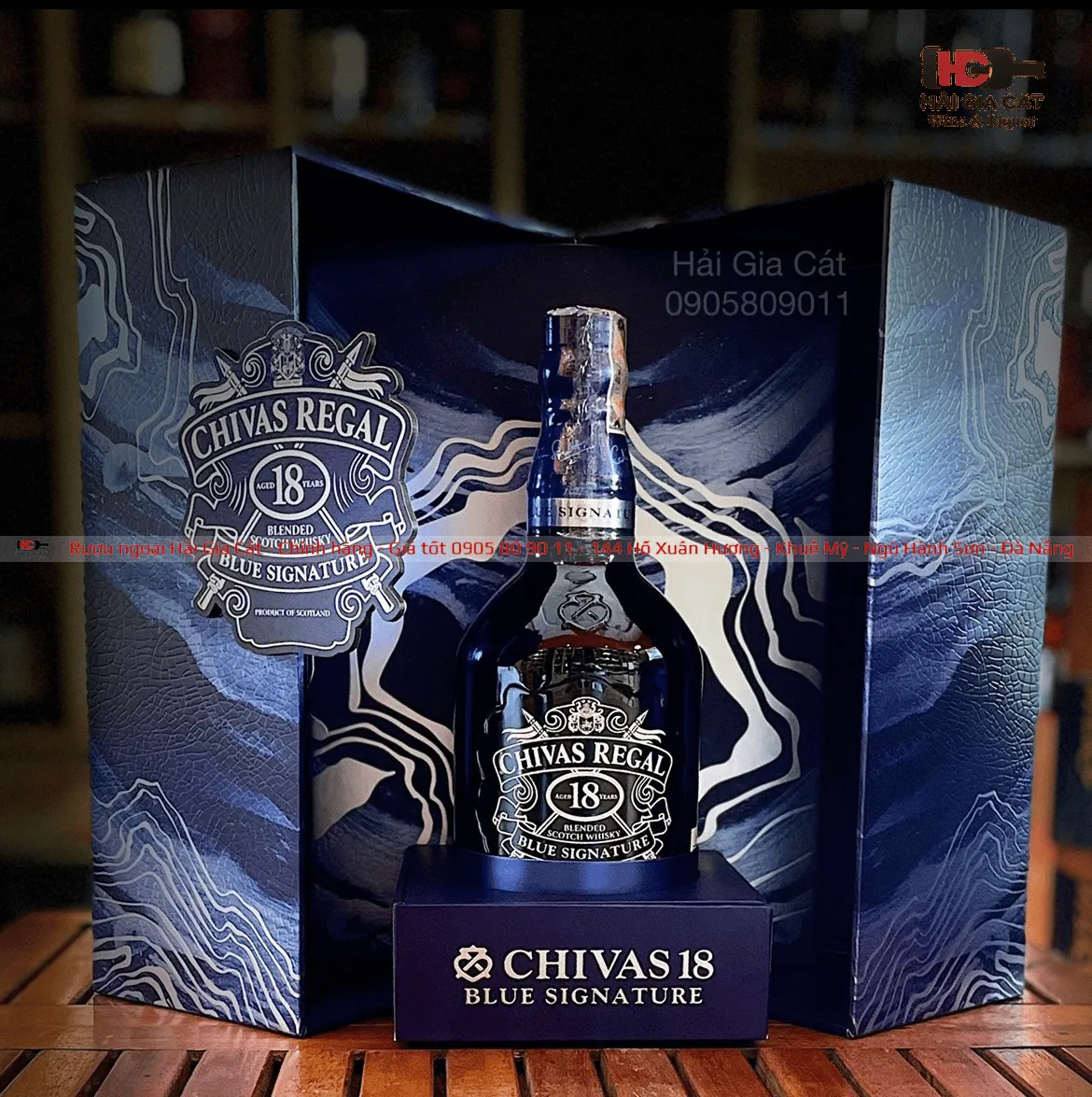 Rượu hộp quà tết Chivas 18 Blue